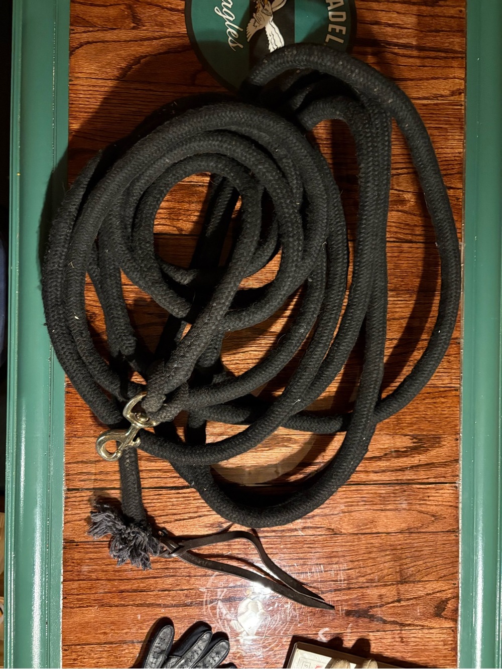 Black Rope Lunge Line